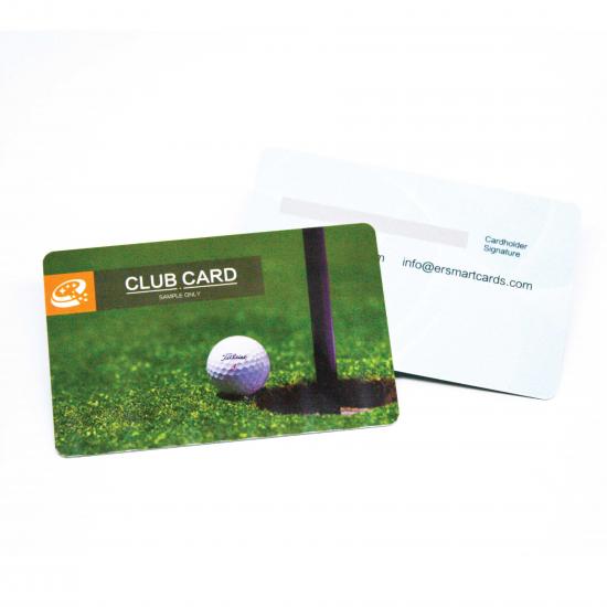 Golf Club Membership Card with Advanced process printing